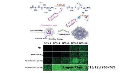 High DNA-Binding Affinity and Gene-Transfection Efficacy of Bioreducible Cationic Nanomicelles with a Fluorinated Core